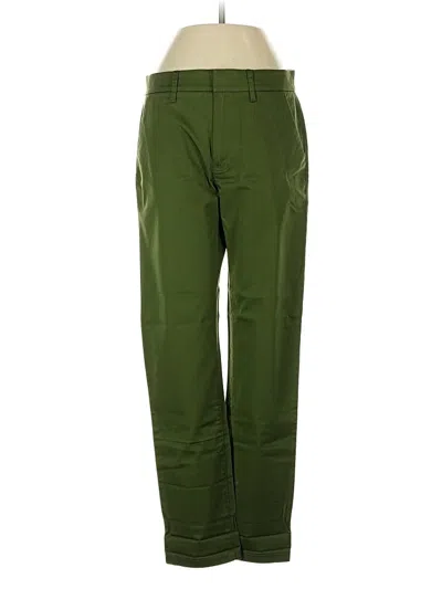Pre-owned Jcrew Casual Pants In Green