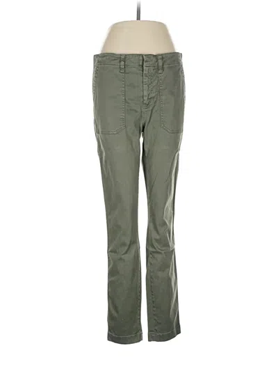 Pre-owned Jcrew Casual Pants In Green