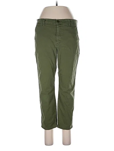 Pre-owned Jcrew Casual Pants In Green