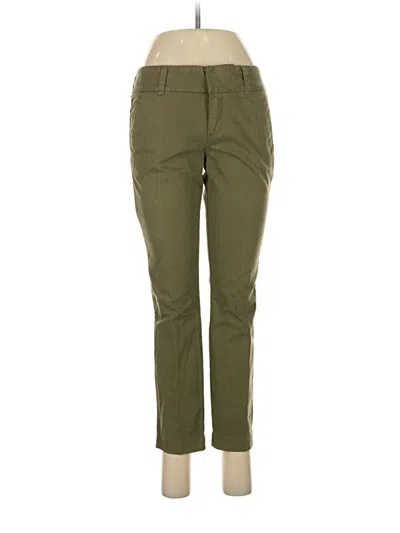 Pre-owned Jcrew Casual Pants In Green