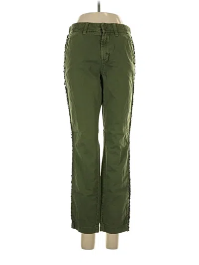 Pre-owned Jcrew Casual Pants In Green