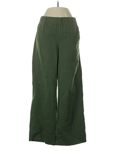 Pre-owned Jcrew Casual Pants In Green