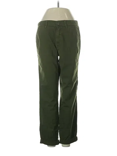 Pre-owned Jcrew Casual Pants In Green