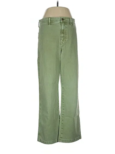 Pre-owned Jcrew Casual Pants In Green