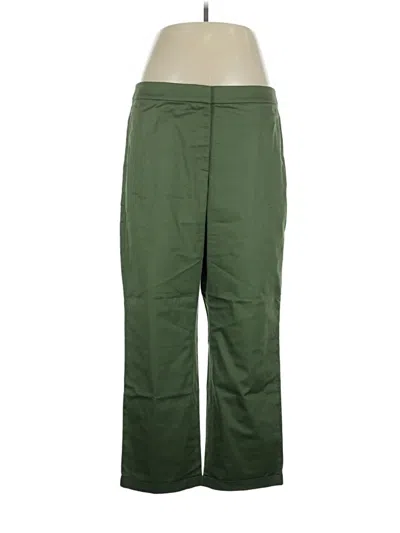 Pre-owned Jcrew Casual Pants In Green