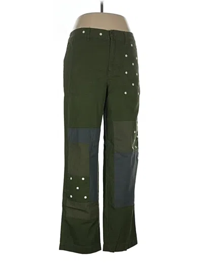 Pre-owned Jcrew Casual Pants In Green