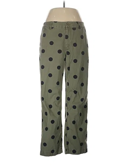 Pre-owned Jcrew Casual Pants In Green