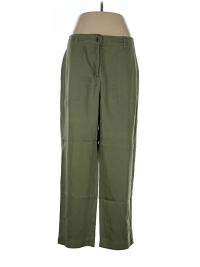 Pre-owned Jcrew Casual Pants In Green