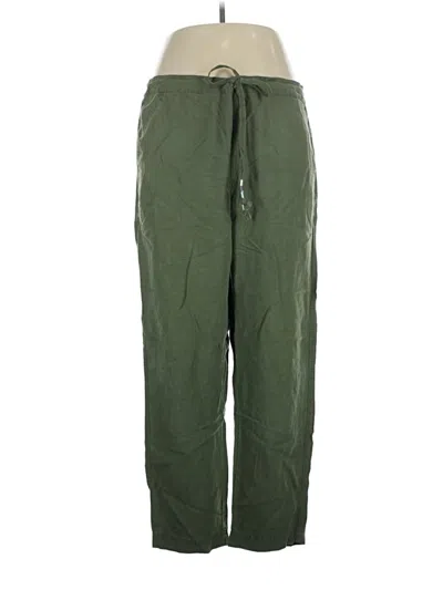 Pre-owned Jcrew Casual Pants In Green