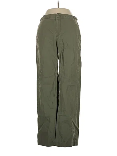 Pre-owned Jcrew Casual Pants In Green