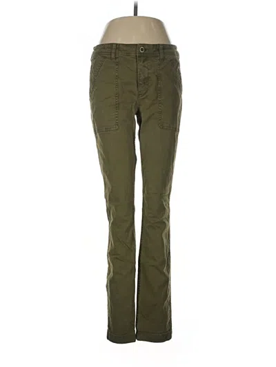 Pre-owned Jcrew Casual Pants In Green