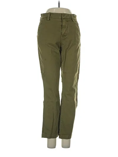 Pre-owned Jcrew Casual Pants In Green