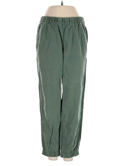 Pre-owned Jcrew Casual Pants In Green