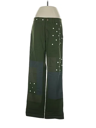 Pre-owned Jcrew Casual Pants In Green