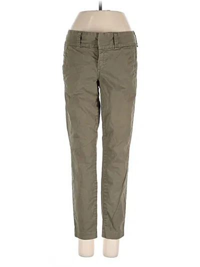 Pre-owned Jcrew Casual Pants In Green