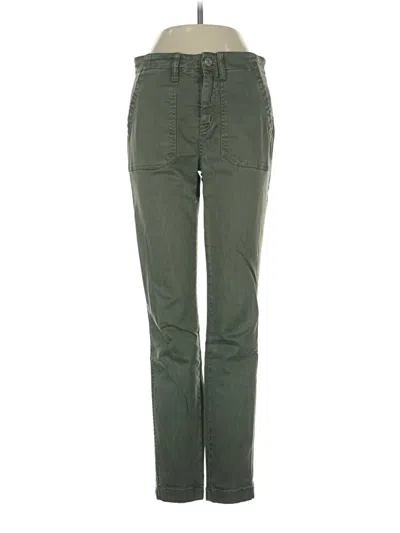 Pre-owned Jcrew Casual Pants In Green