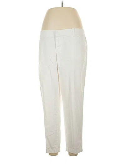 Pre-owned Jcrew Casual Pants In Ivory