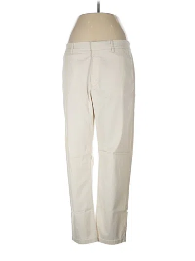 Pre-owned Jcrew Casual Pants In Ivory