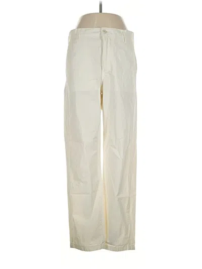 Pre-owned Jcrew Casual Pants In Ivory