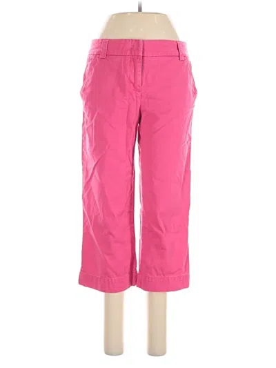 Pre-owned Jcrew Casual Pants In Pink
