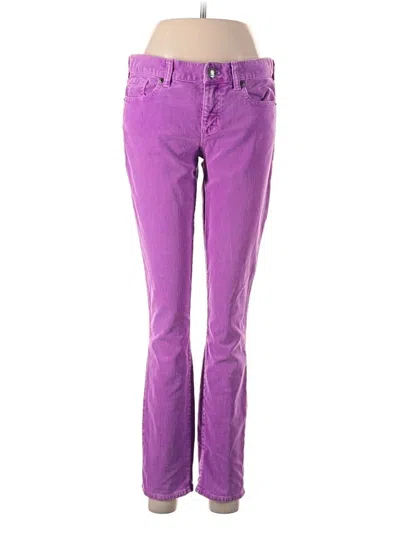 Pre-owned Jcrew Casual Pants In Purple