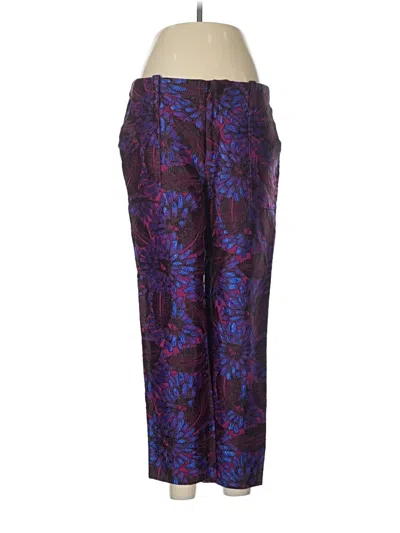 Pre-owned Jcrew Casual Pants In Purple