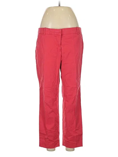 Pre-owned Jcrew Casual Pants In Red