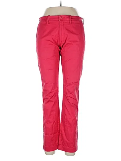 Pre-owned Jcrew Casual Pants In Red