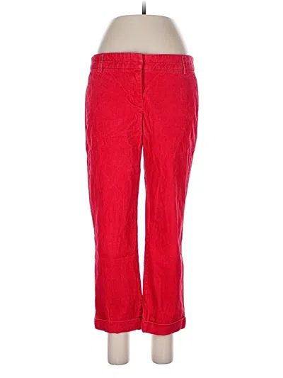 Pre-owned Jcrew Casual Pants In Red