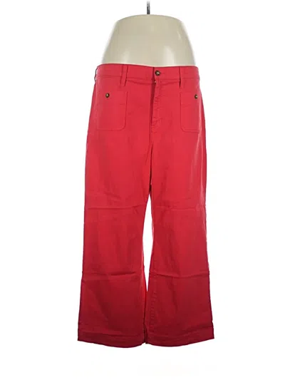 Pre-owned Jcrew Casual Pants In Red