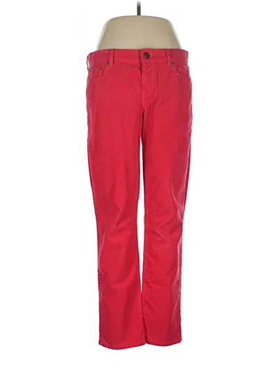 Pre-owned Jcrew Casual Pants In Red