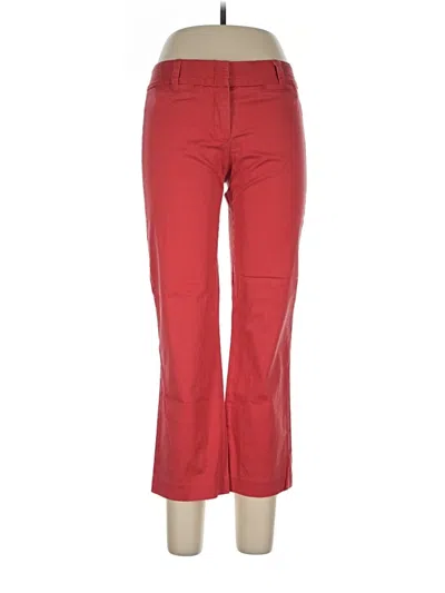 Pre-owned Jcrew Casual Pants In Red