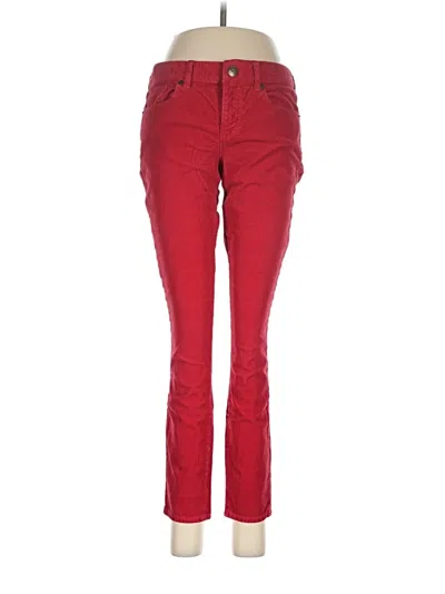 Pre-owned Jcrew Casual Pants In Red