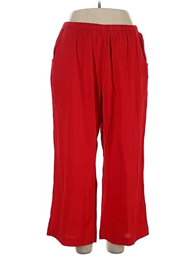 Pre-owned Jcrew Casual Pants In Red