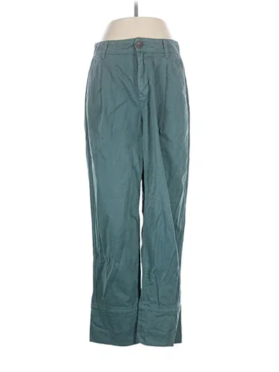 Pre-owned Jcrew Casual Pants In Teal