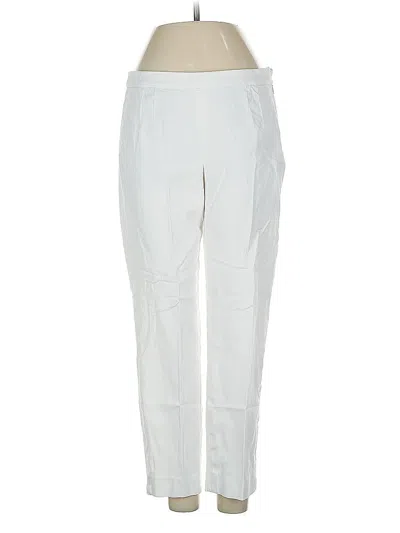 Pre-owned Jcrew Casual Pants In White