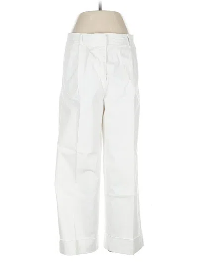 Pre-owned Jcrew Casual Pants In White