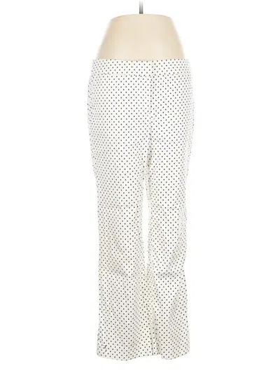 Pre-owned Jcrew Casual Pants In White