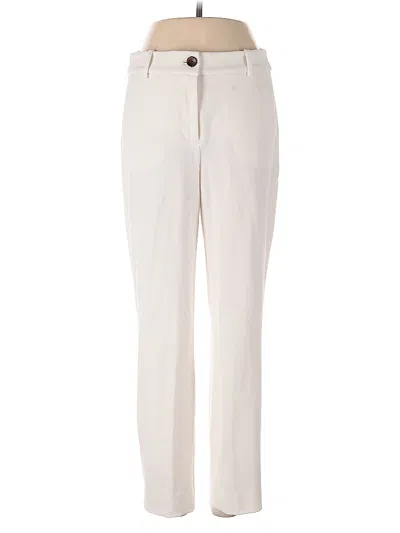 Pre-owned Jcrew Casual Pants In White