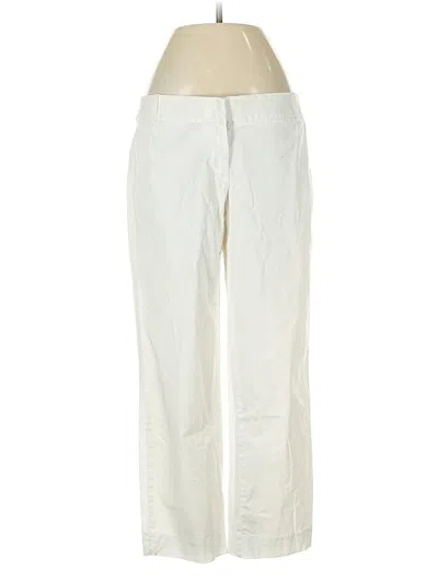 Pre-owned Jcrew Casual Pants In White