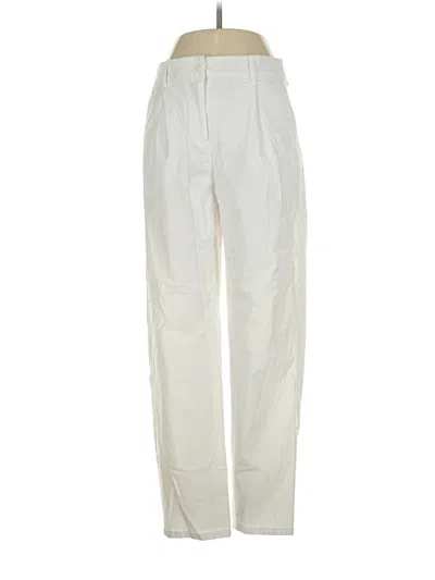 Pre-owned Jcrew Casual Pants In White