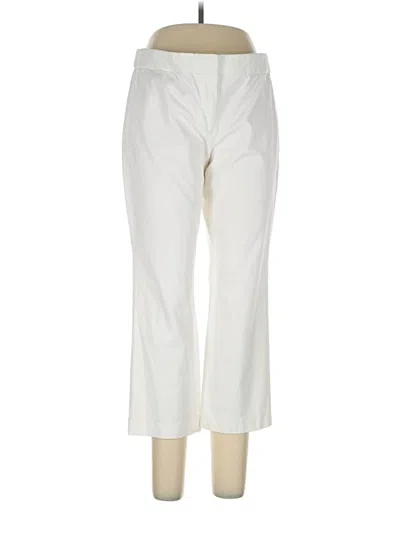 Pre-owned Jcrew Casual Pants In White