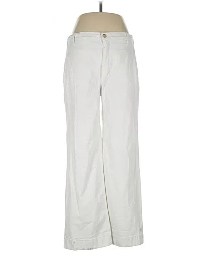 Pre-owned Jcrew Casual Pants In White