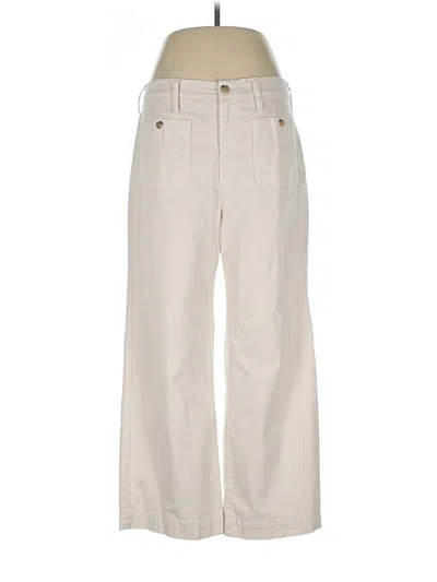 Pre-owned Jcrew Casual Pants In White