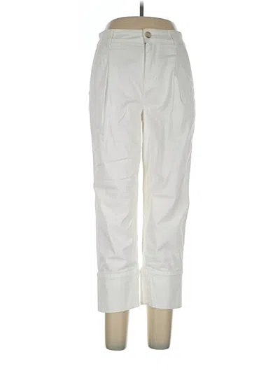 Pre-owned Jcrew Casual Pants In White