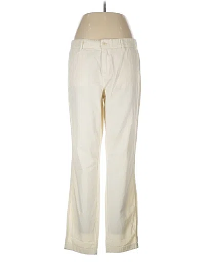 Pre-owned Jcrew Casual Pants In White