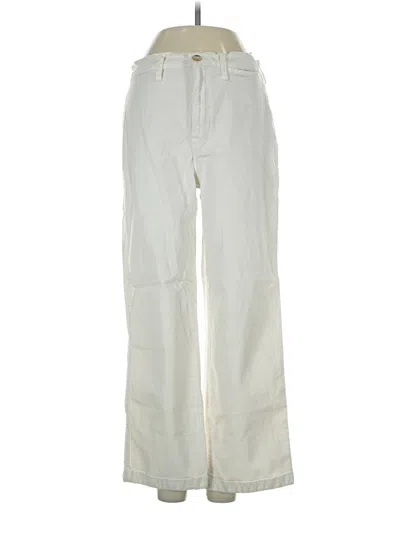 Pre-owned Jcrew Casual Pants In White