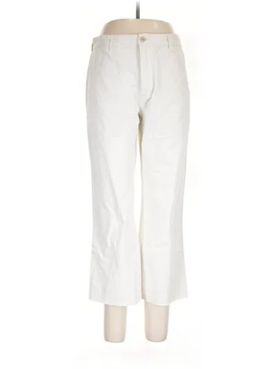 Pre-owned Jcrew Casual Pants In White