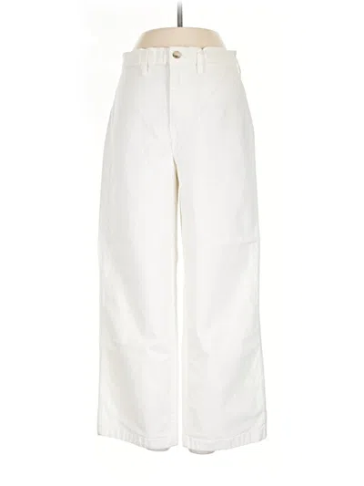 Pre-owned Jcrew Casual Pants In White