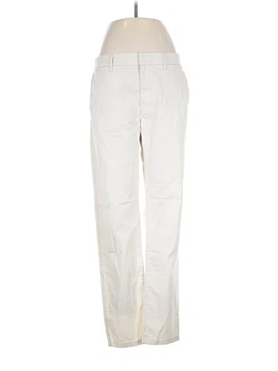 Pre-owned Jcrew Casual Pants In White